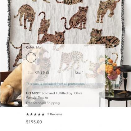 Olivia Wendel Playful Tigers Blanket